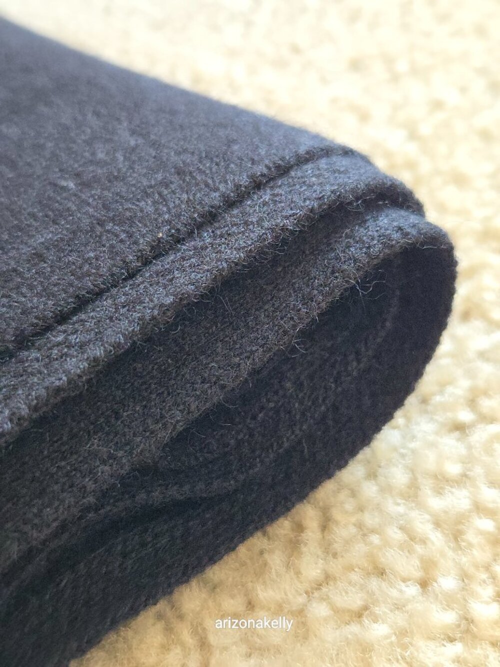 NWOT Garnet Hill Cashmere Scarf Black Knit - Picture 3 of 11
